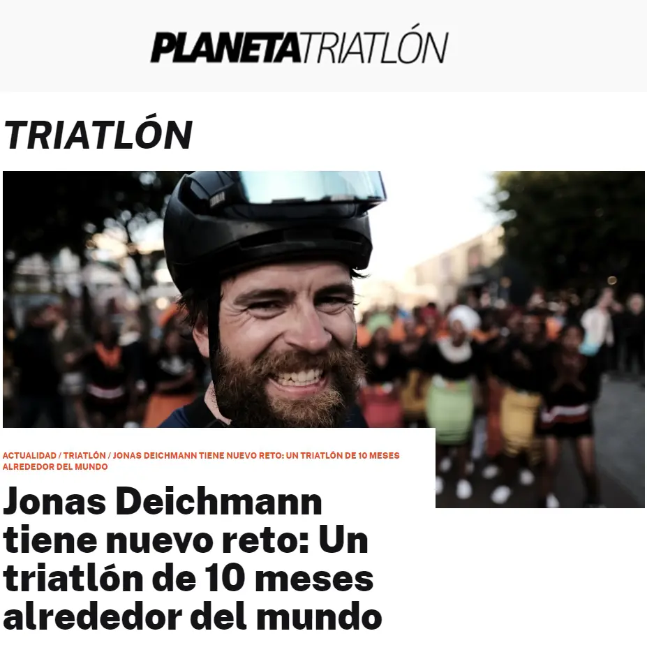 PlanetaTriathlon Feb20 Jonas Deichmann Adventures